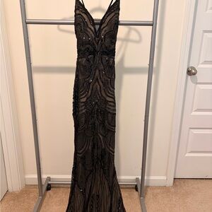 Elegant Black Evening Gown
